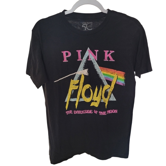 Pink Floyd Dark Side of the Moon 50th Anniversary Band T-Shirt Black - Size M - Picture 1 of 2